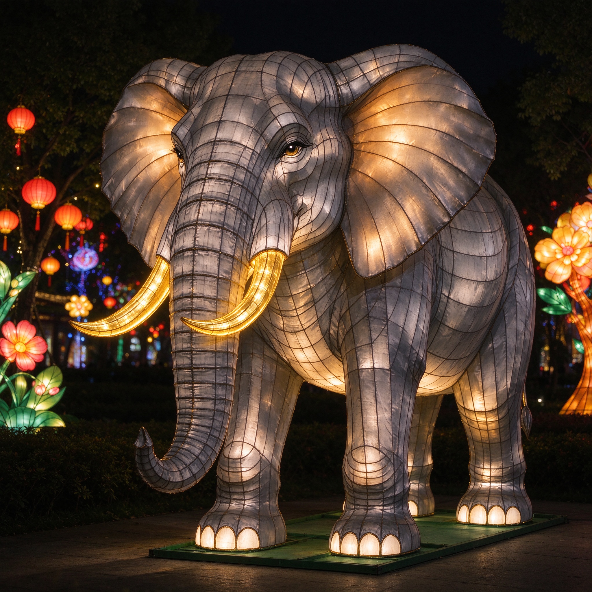 African Elephant Lantern — Animal Lanterns