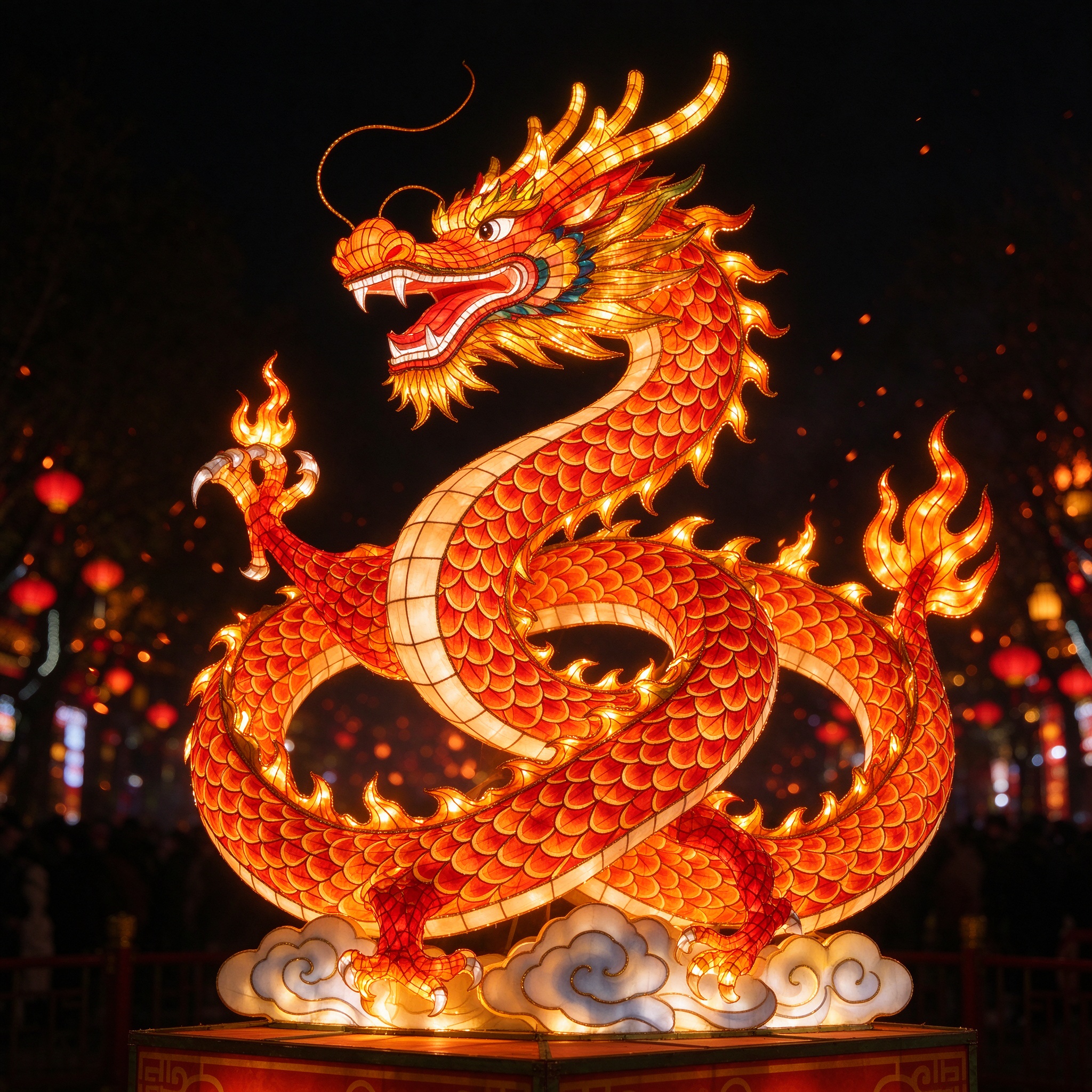 Fire Dragon Lantern — Dragon Lanterns