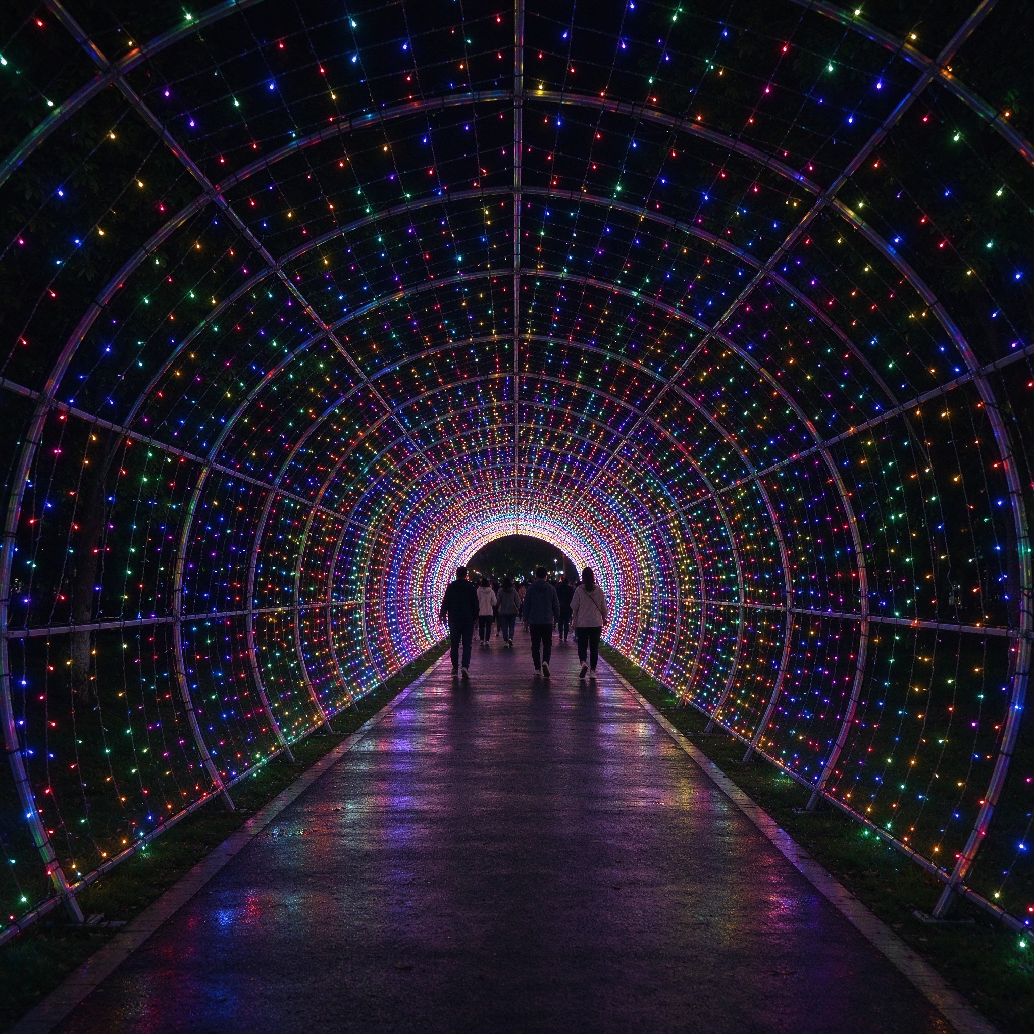LED Light Tunnel — Interactive Installations