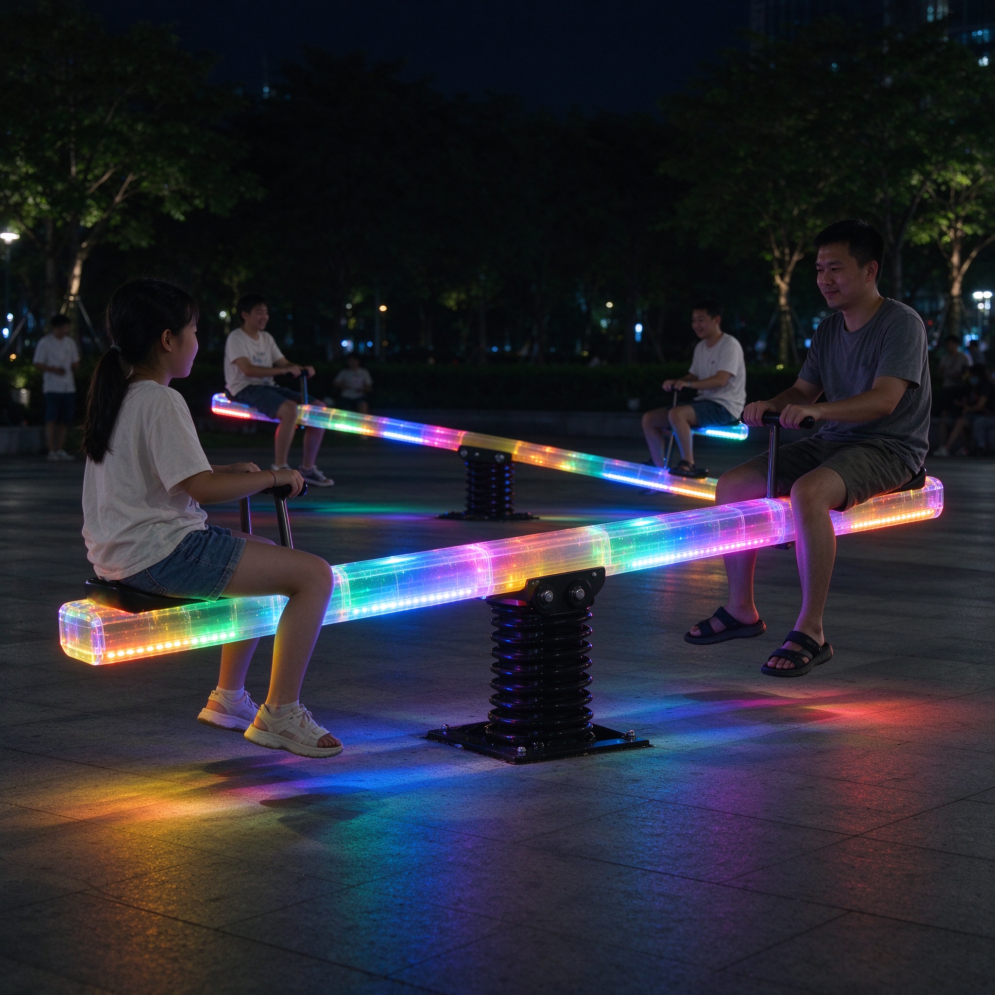 LED Seesaw Installation — Interactive Installations