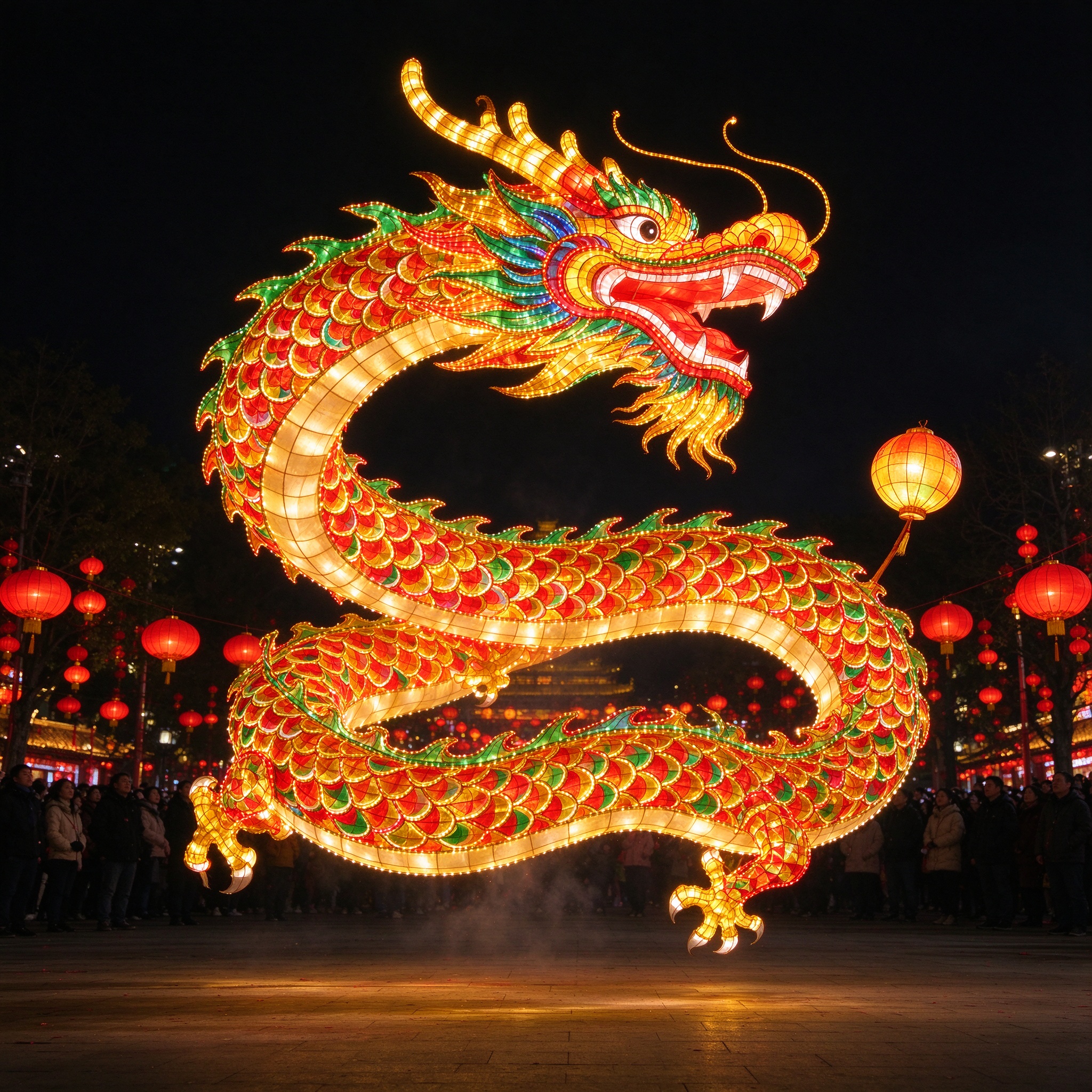 Chinese New Year Dragon Dance Lantern — Festival Themes