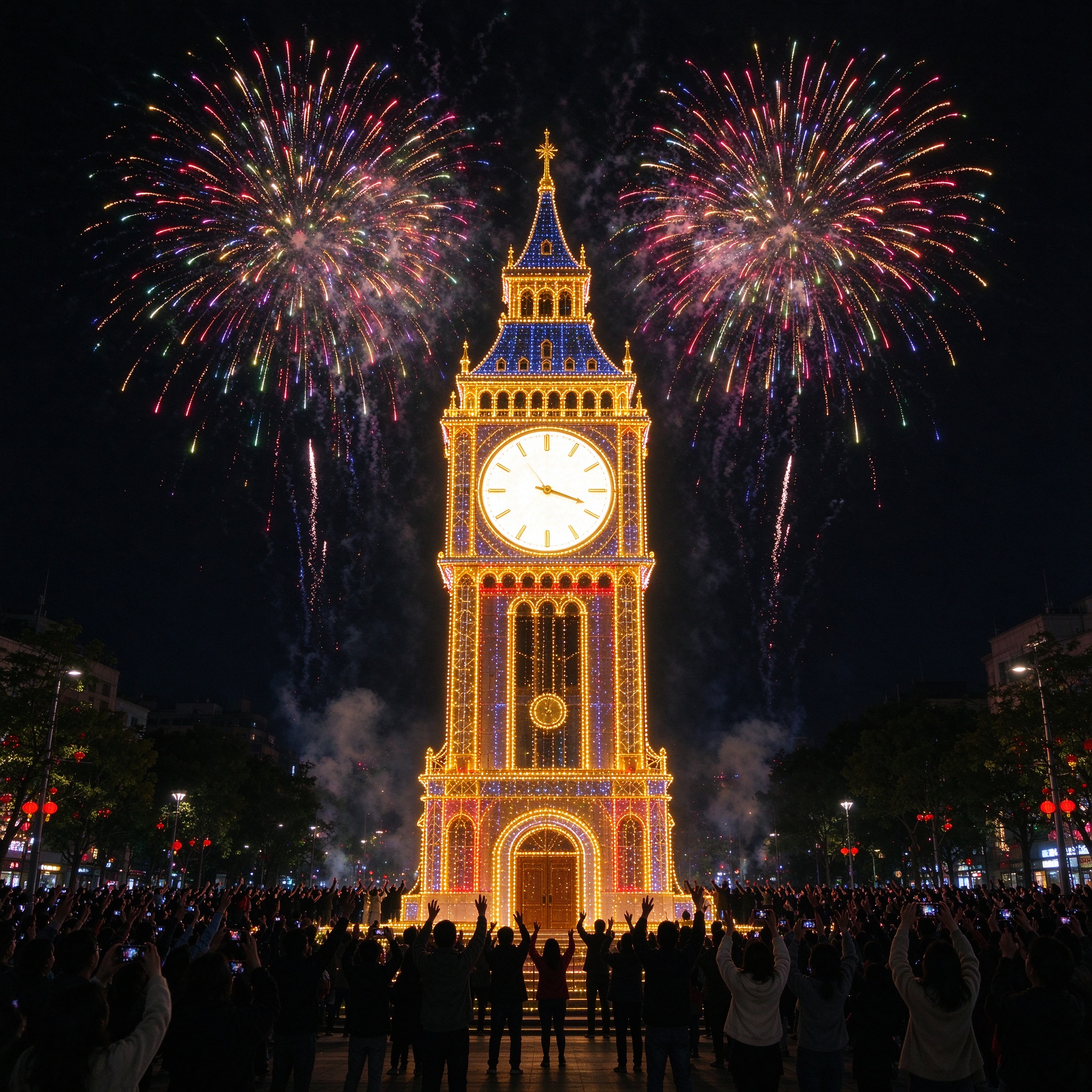 New Year Countdown Lantern — Festival Themes